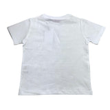 Cesare Paciotti Solid Color Crew Neck T-Shirt With Print White For Boys