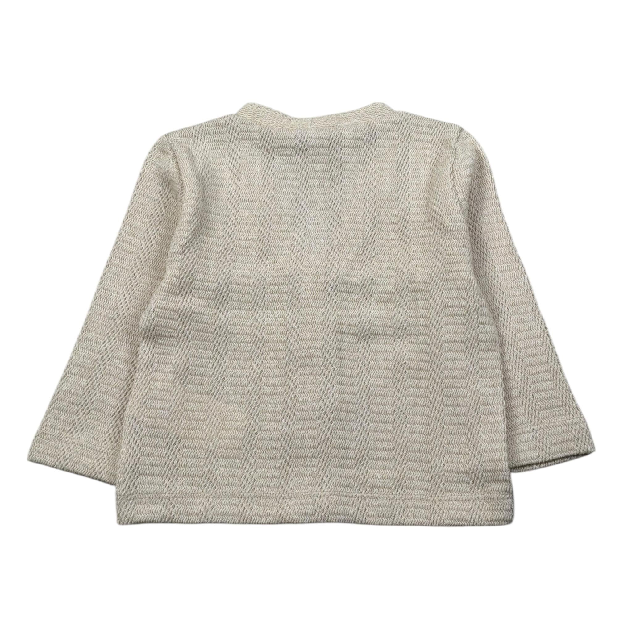 Manuel Ritz Cardigan Tinta Unita Scollo A V per Bambino MR3113 BEIGE MANUEL RITZ 