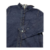 ZHOE & TOBIAH camicia in denim manica lunga tinta unita Blu per Neonata DDL2 BLU ZHOE & TOBIAH 