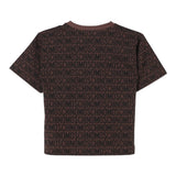 Moschino T-Shirt Girocollo Logata per Neonato M8M032 MARRONE MOSCHINO 