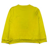 Gaelle Sweatshirt Crewneck Solid Color with Contrast Print Yellow for Girls