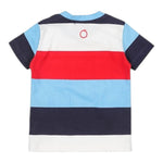 Trussardi T-Shirt Girocollo Tinta Unita con Stampa A Righe per Neonato TIP24063TS BIANCO TRUSSARDI 