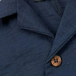 Never Too Camicia Mezza Manica tinta unita Blu per Neonato NT2428N BLU NEVER TOO 