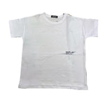Replay T-Shirt Girocollo Tinta Unita con Stampa per Bambino SB7119 BIANCO REPLAY 