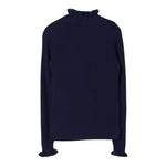 IL GUFO maglia mezzo collo tinta unita Blu per Bambina A24MA455EM220491 BLU IL GUFO 