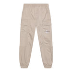Calvin Klein Pantalone Tinta Unita con Elastico In Vita E Tasconi per Bambino IB0IB02270 BEIGE CALVIN KLEIN 