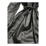 GUESS trench in similpelle tinta unita con cinturino Nero per Bambina J4YL11WE8D0 NERO GUESS 
