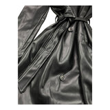 GUESS trench in similpelle tinta unita con cinturino Nero per Bambina J4YL11WE8D0 NERO GUESS 