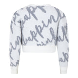 PINKO maglia girocollo tinta unita con stampa Bianco per Bambina F4PIBGJP123 BIANCO PINKO 