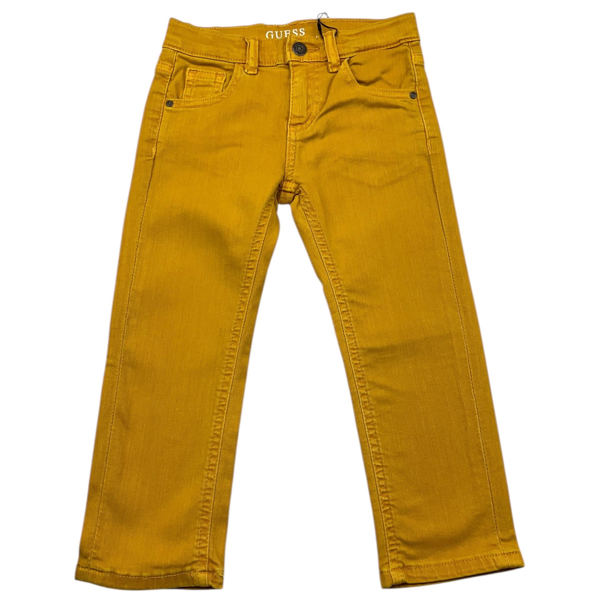 GUESS pantalone tinta unita con girovita regolabile Giallo per Bambino N4YB07WE620JX GIALLO GUESS 