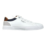 Pepe Feamo Sneakers Tinta Unita con Lacci per Bambino PBS30569 BIANCO PEPE JEANS 