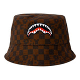 Sprayground Cappello Modello Pescatore Bicolore con Fantasia per Bambino SP14998BRW MARRONE/NERO SPRAYGROUND 