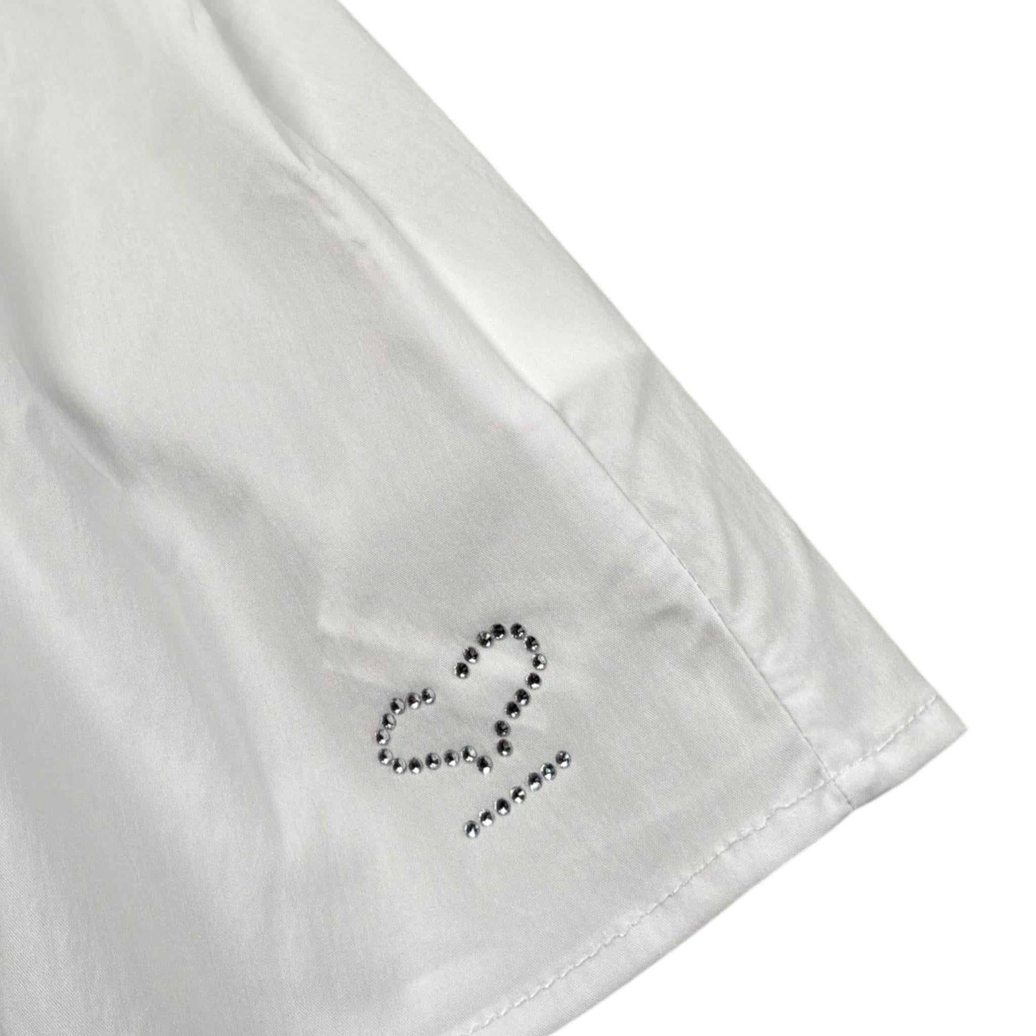 Sarabanda Camicia Tinta Unita con Balze per Neonata 0B358N BIANCO SARABANDA 