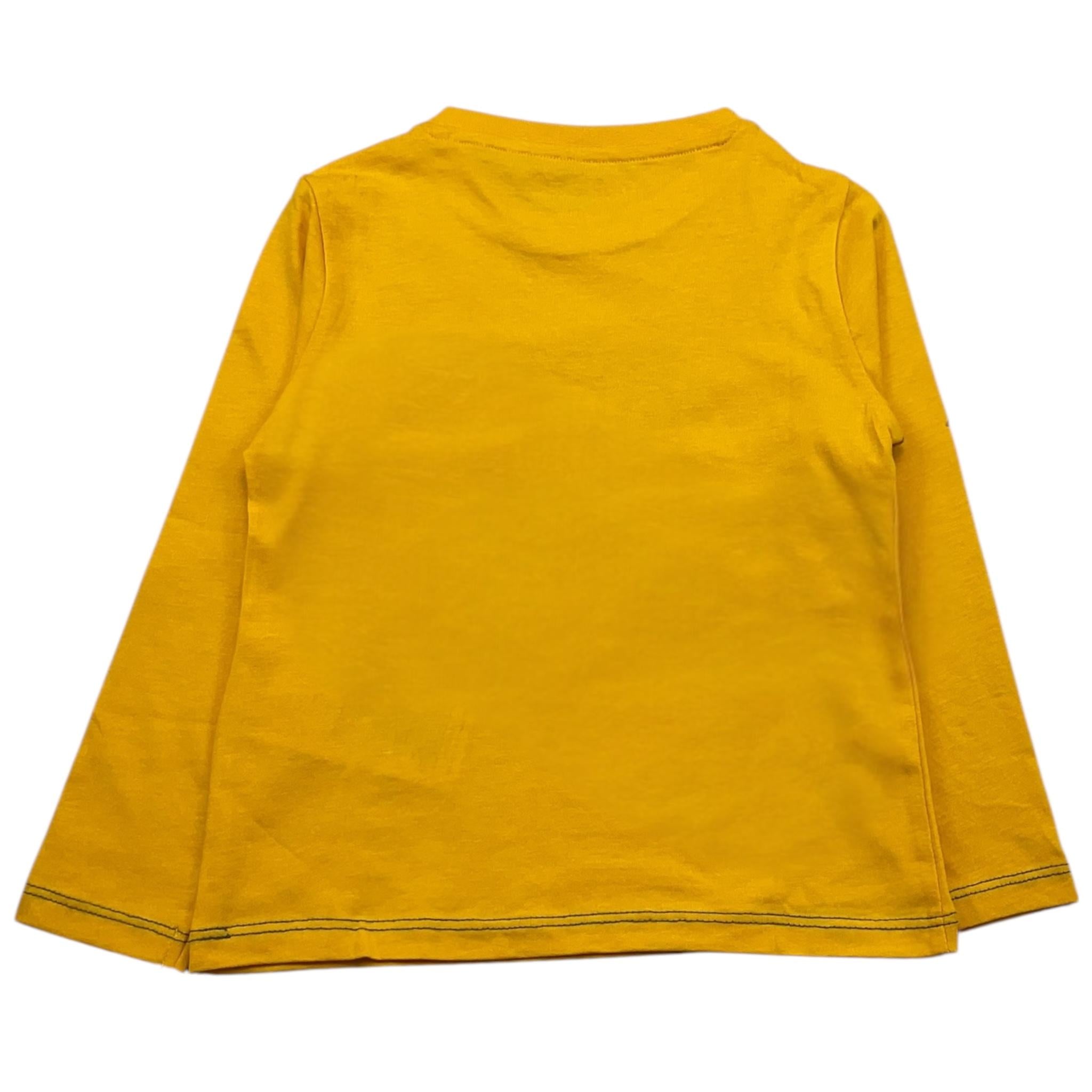 GUESS shirt girocollo tinta unita con stampa Giallo per Bambino N4YI01K8HM4XXXX GIALLO GUESS 