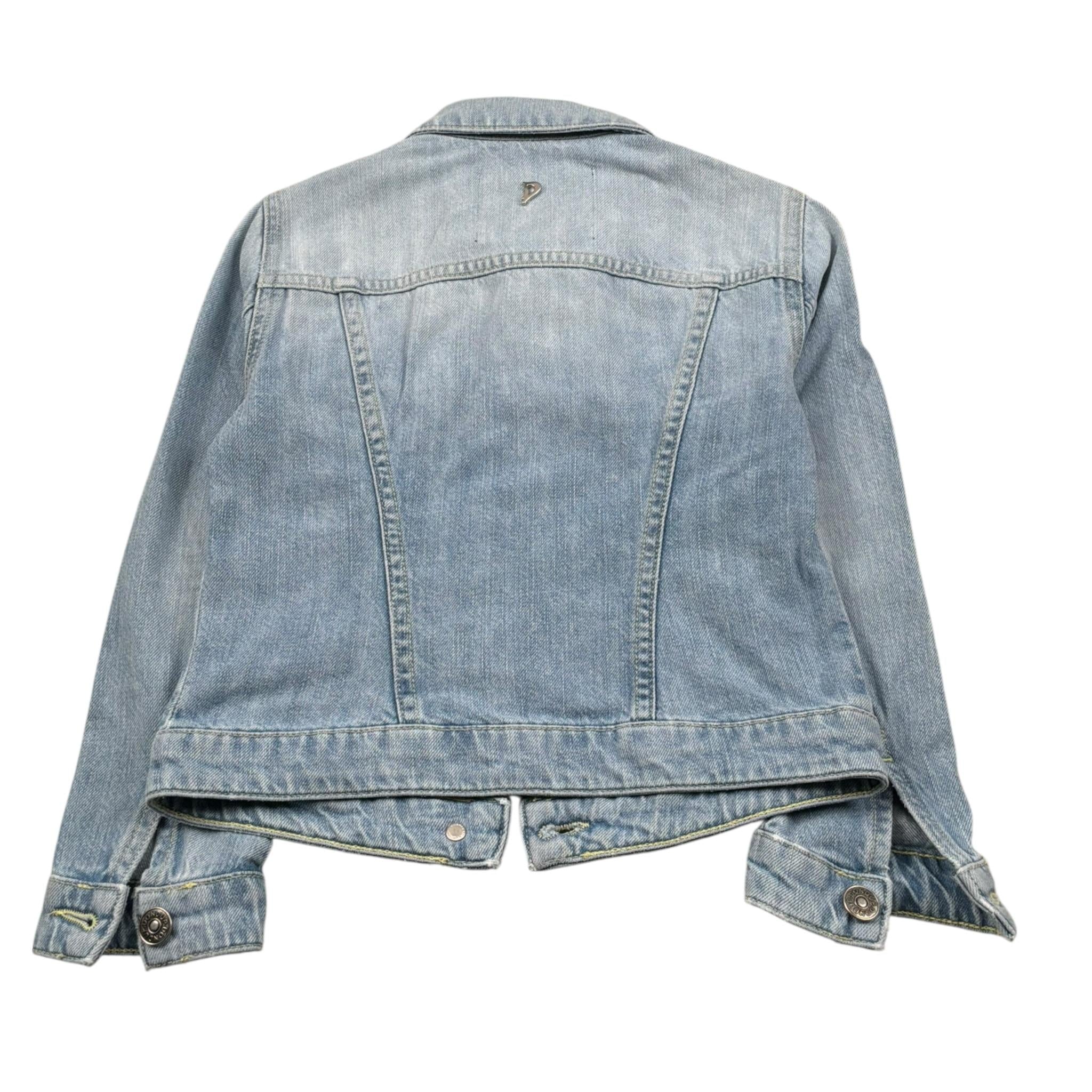 Dondup Giubbino Tinta Unita In Denim per Bambina DFGB013 AZZURRO DONDUP 