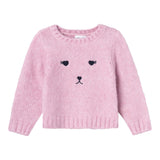 NAME IT maglia tinta unita girocollo con stampa Rosa per Bambina 13233167 ROSA NAME IT 