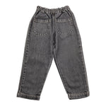 PLAY UP jeans tinta unita con elastico in vita Nero per Neonato PA022AP11605 NERO PLAY UP 