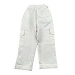 Paolo Pecora Pantalone Tinta Unita con Elastico In Vita per Neonato PP3996XX BIANCO PAOLO PECORA 
