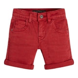 Guess Bermuda Tinta Unita con Girovita Regolabile per Neonato N1RD03WE620N ROSSO GUESS 