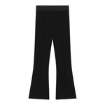 DOLCE & GABBANA pantalone modello a zampa tinta unita Nero per Bambina L5PC1 NERO DOLCE & GABBANA 