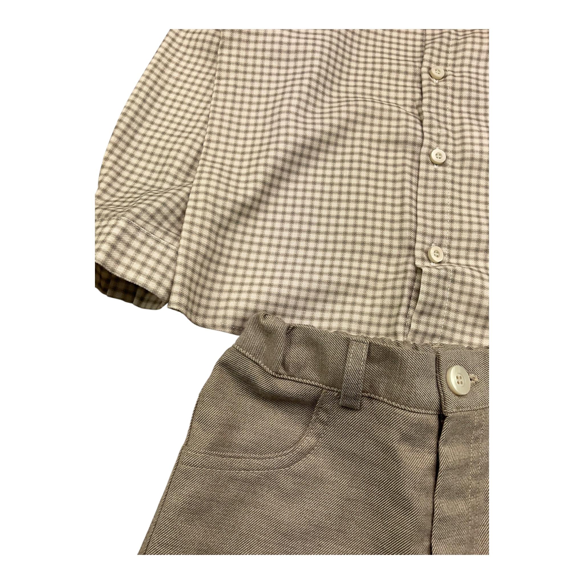 BARCELLINO completo 2 pezzi camicia-bermuda Grigio per Bambino 115619J GRIGIO BARCELLINO 