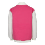 MARC ELLIS giubbino modello college tinta unita con maniche in contrasto Rosa per Bambina JMJJK15755 ROSA MARC ELLIS 