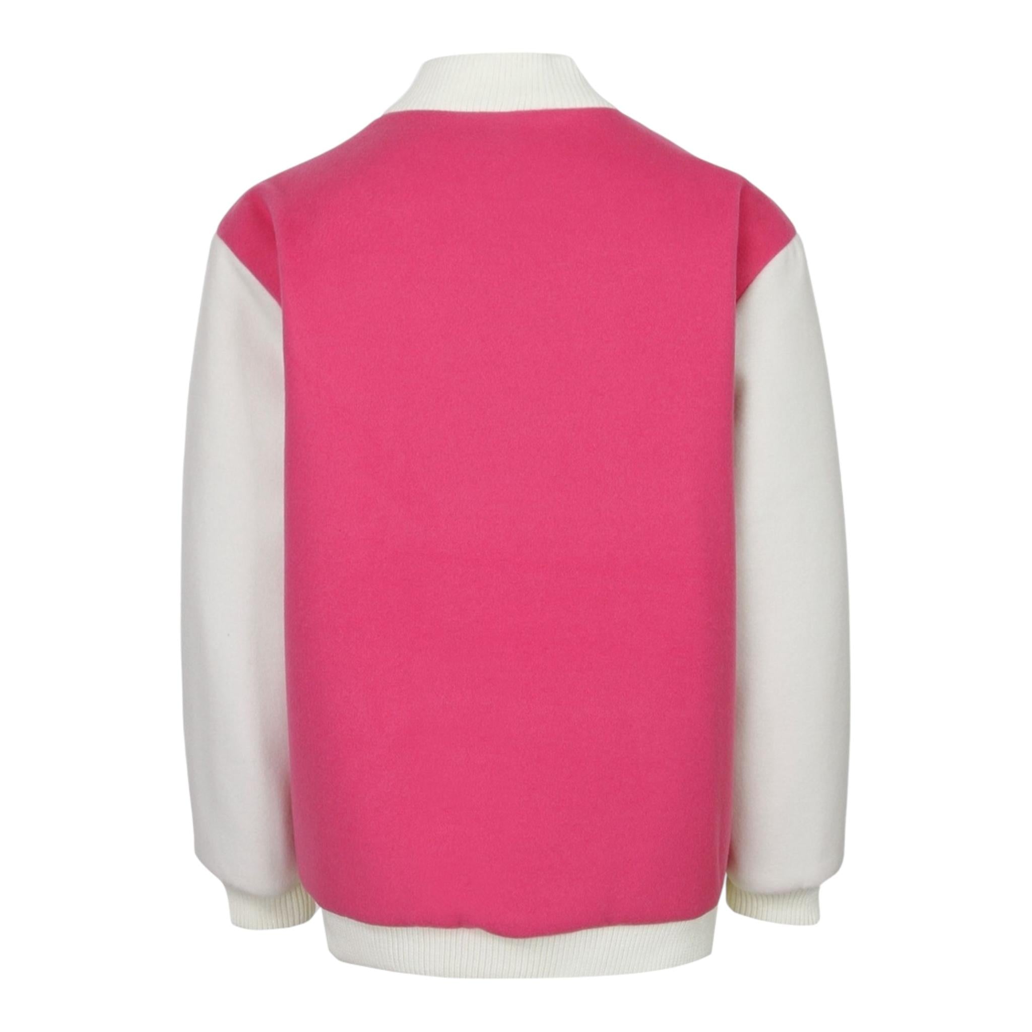 MARC ELLIS giubbino modello college tinta unita con maniche in contrasto Rosa per Bambina JMJJK15755 ROSA MARC ELLIS 