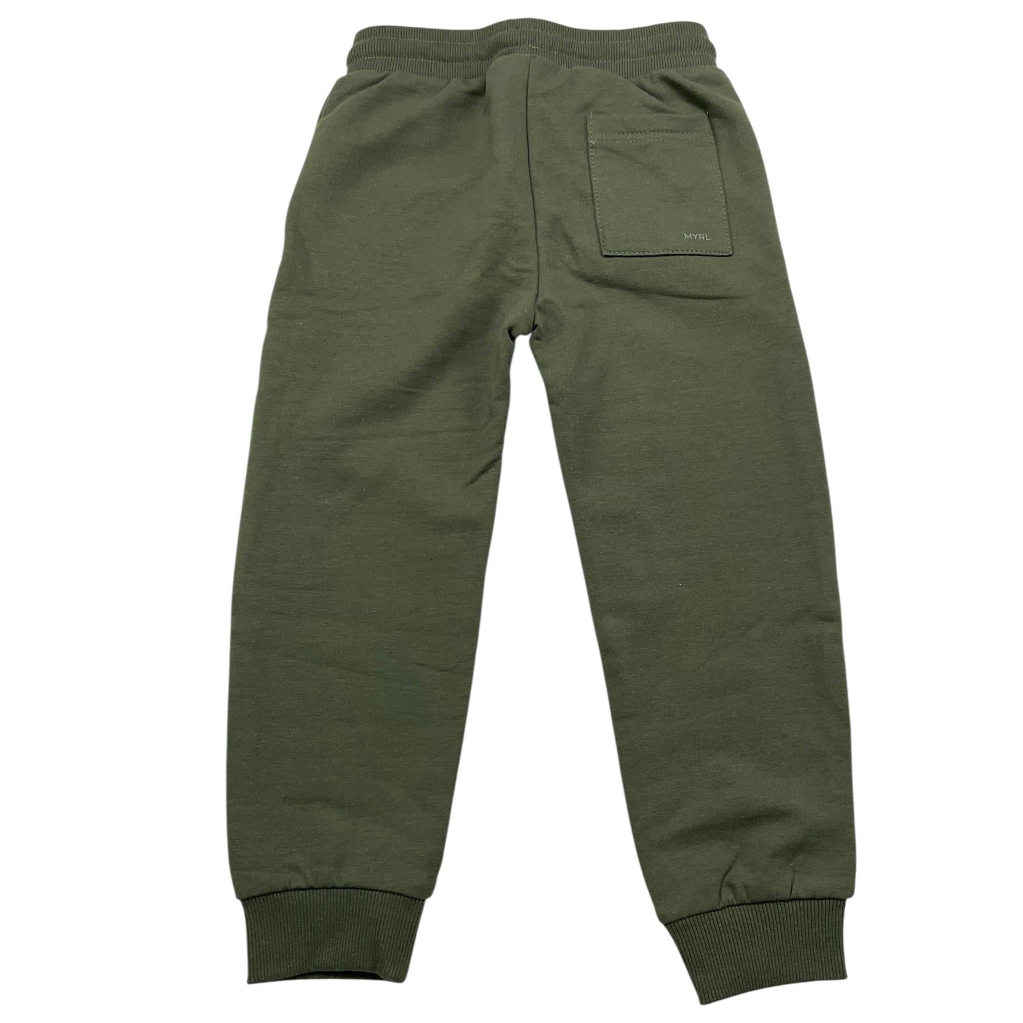 MAYORAL pantalone tuta tinta unita con elastico in vita Verde per Bambino 725X VERDE MAYORAL 