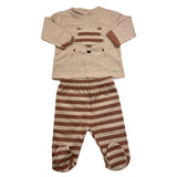 LALALU' completo 2 pezzi shirt-ghettina Beige per Neonata CPL4N BEIGE LALALU' 