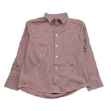 PAOLO PECORA camicia tinta unita con fantasia quadri Bianco per Bambino PP4106 BIANCO PAOLO PECORA 