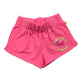 Billieblush Neon Pink Sequined Solid Color Tracksuit Shorts For Girls