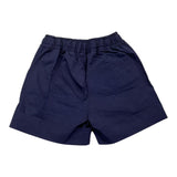 Cesare Paciotti Solid Color Bermuda Shorts with Elastic Waistband Blue for Newborns