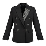 John Richmond Giacca Tinta Unita con Borchie per Bambina RGP26108GC NERO JOHN RICHMOND 