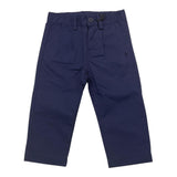 Cesare Paciotti Solid Color Pants With Elastic Waist Blue For Newborn