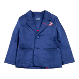 I Do Blue Button Down Jacket For Boys