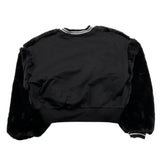 NAICE felpa chiusa girocollo tinta unita  Nero per Bambina 23996 NERO NAICE 