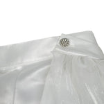 Illiana Short Tinta Unita con Tulle per Bambina 555 BIANCO ILLIANA 