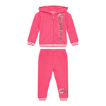 GUESS completo 2 pezzi felpa-pantalone tinta unita Fuxia per Neonata K4YG00KA6R4 FUXIA GUESS 