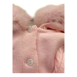MARLU' cardigan tinta unita con cappuccio Rosa per Neonata IG1140 ROSA MARLU' 