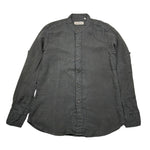 Over-D Camicia Tinta Unita con Collo Coreano per Bambino MEUUE NERO OVER-D 