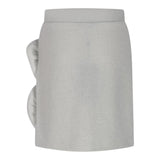 FUN & FUN gonna tinta unita lurex con rose Ghiaccio per Bambina FCJSK00970 GHIACCIO FUN & FUN 