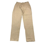 Gai Mattiolo Plain Trousers With Elastic Waist Beige For Boys