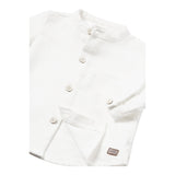 MAYORAL camicia manica lunga tinta unita collo coreano Bianco per Neonato 2181 BIANCO MAYORAL 