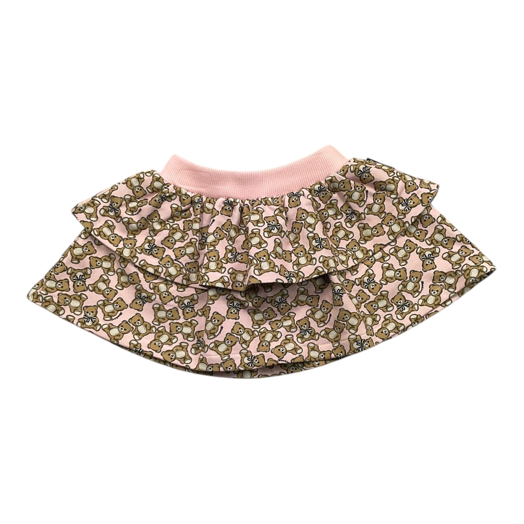 MOSCHINO gonna tinta unita con stampa orsi Rosa per Neonata MDJ01N ROSA MOSCHINO 