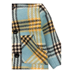 DANIELE ALESSANDRINI giacca tinta unita con fantasia e cappuccio Azzurro per Bambino 1291O00041 AZZURRO DANIELE ALESSANDRINI 