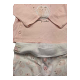 LOSAN completo 2 pezzi shirt-ghettina tinta unita Rosa per Neonato 31V8011AL ROSA LOSAN 