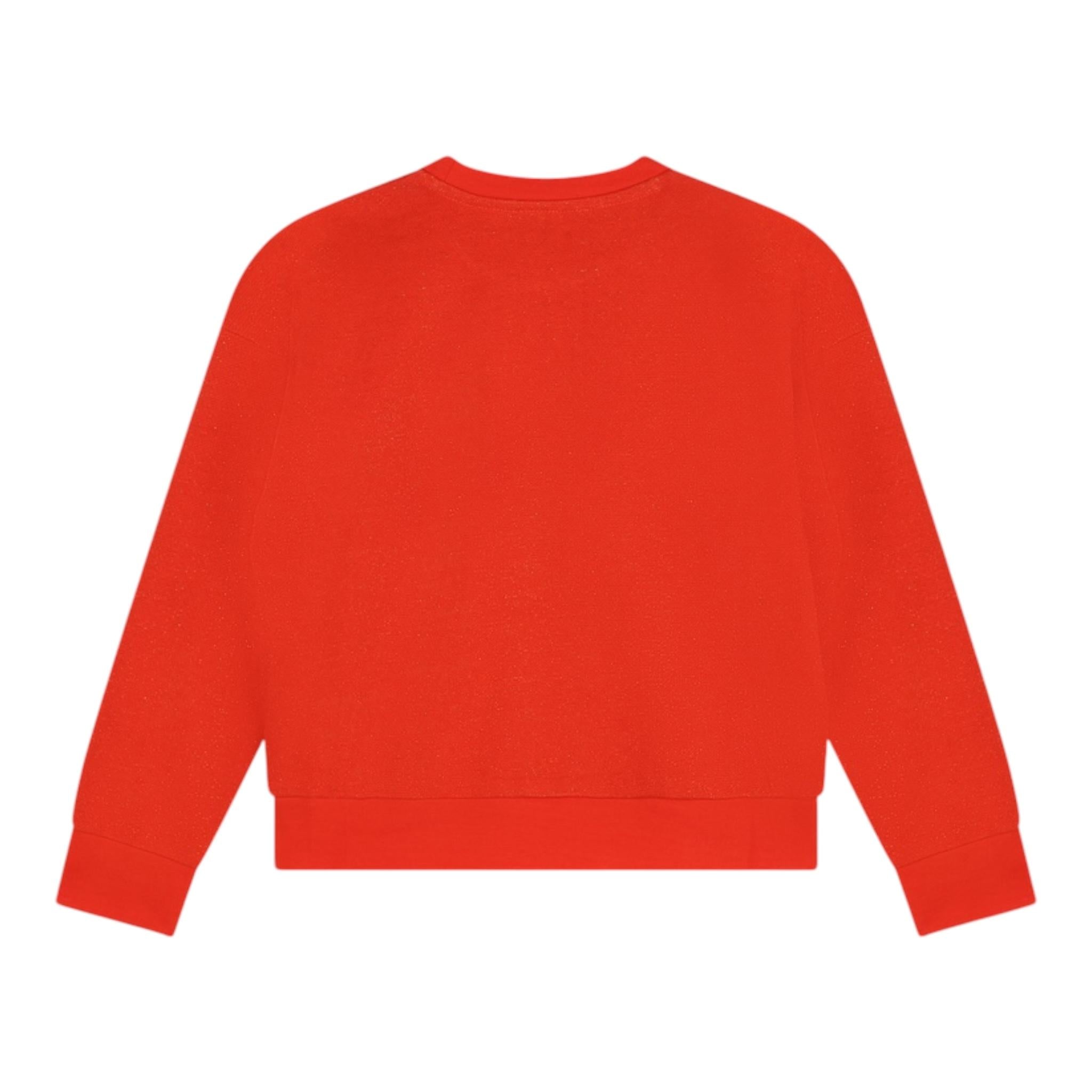 MICHAEL KORS felpa girocollo tinta unita con stampa Arancione per Bambina R30149 ARANCIONE MICHAEL KORS 