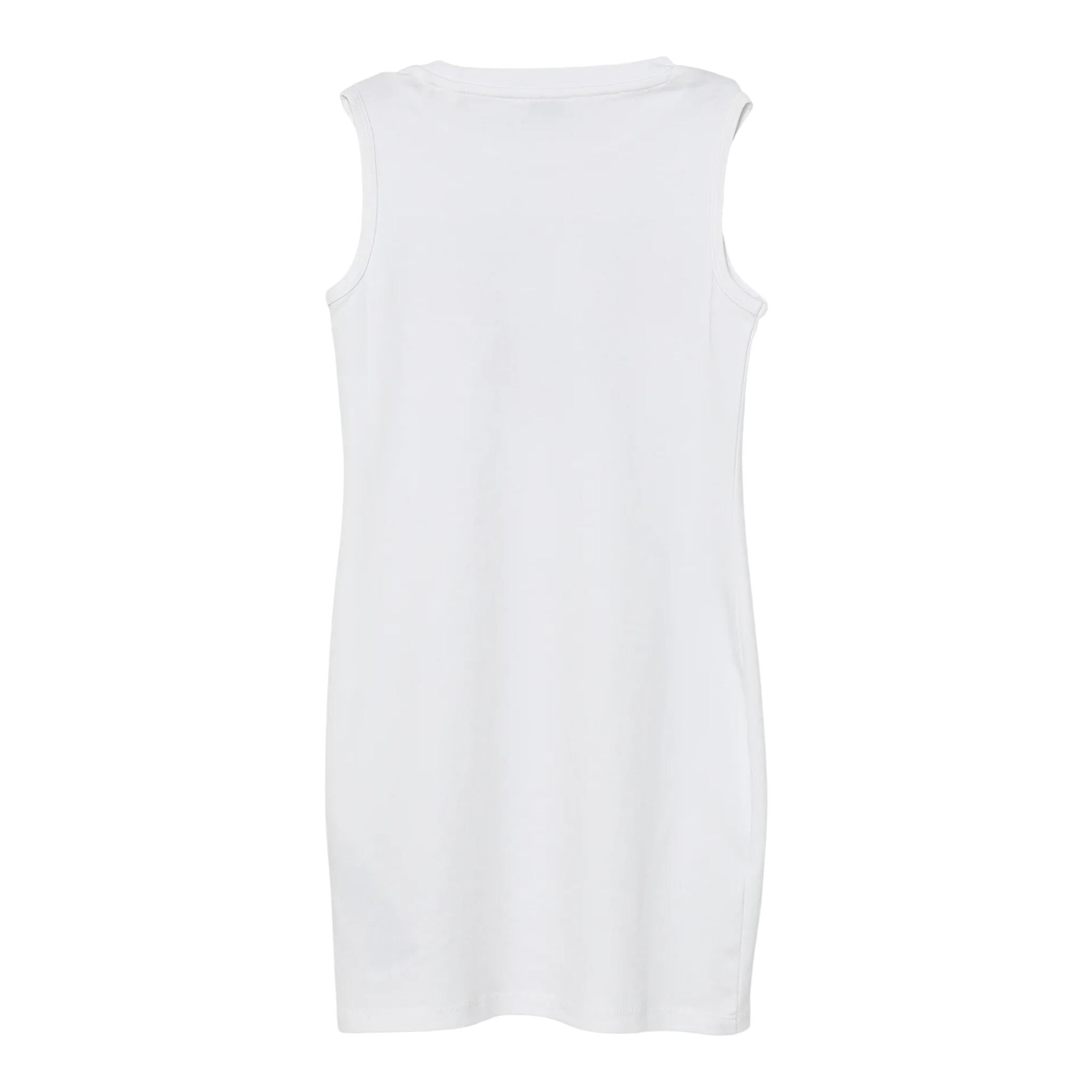 Guess Abito Mezza Manica Tinta Unita con Logo per Bambina J4RK38KA6W4 BIANCO GUESS 