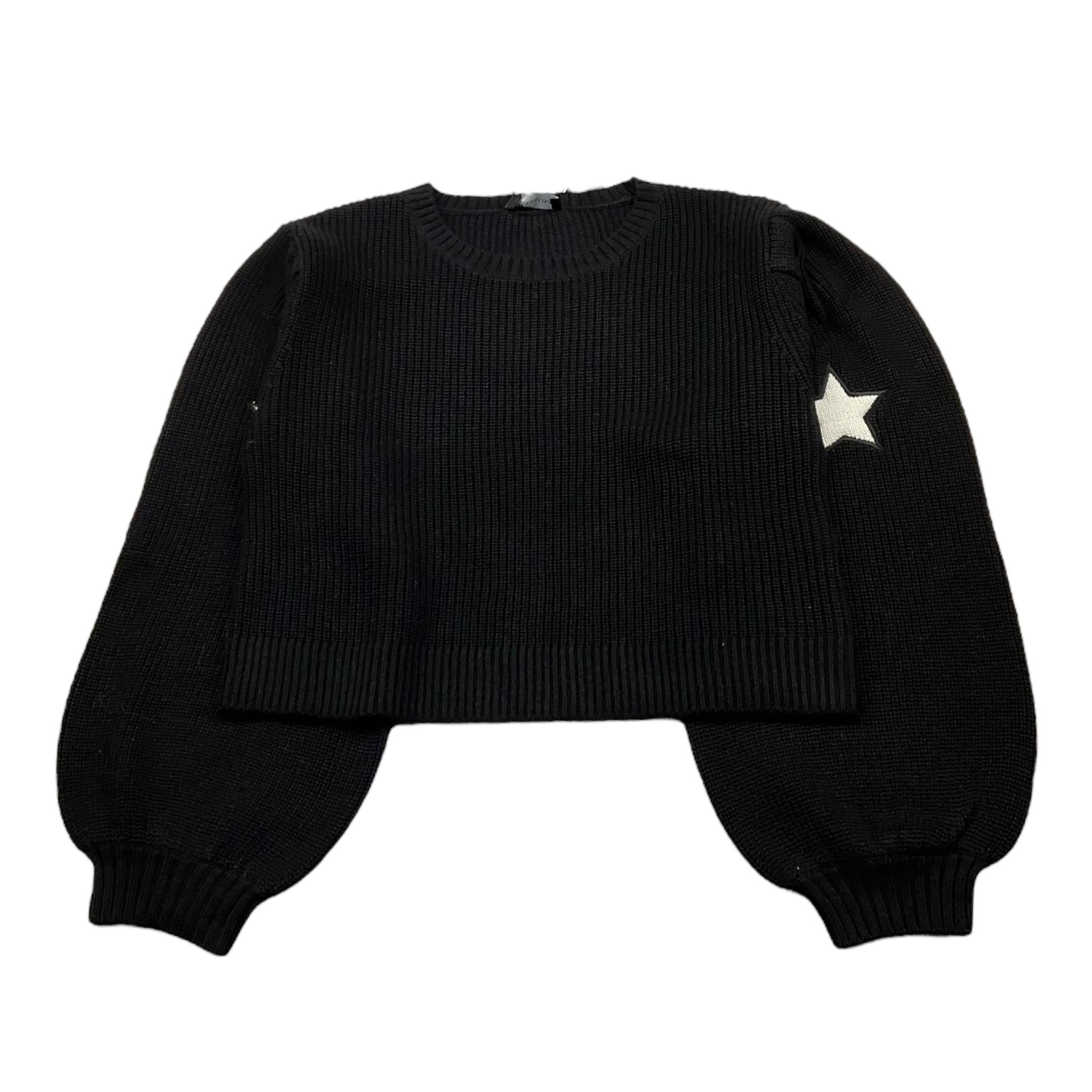 MONNALISA maglia girocollo tinta unita Nero per Bambina 496600 NERO MONNALISA 