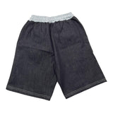 Brian Rush Two-Tone Bermuda Shorts With Elastic Waist Blue/Light Blue For Baby
